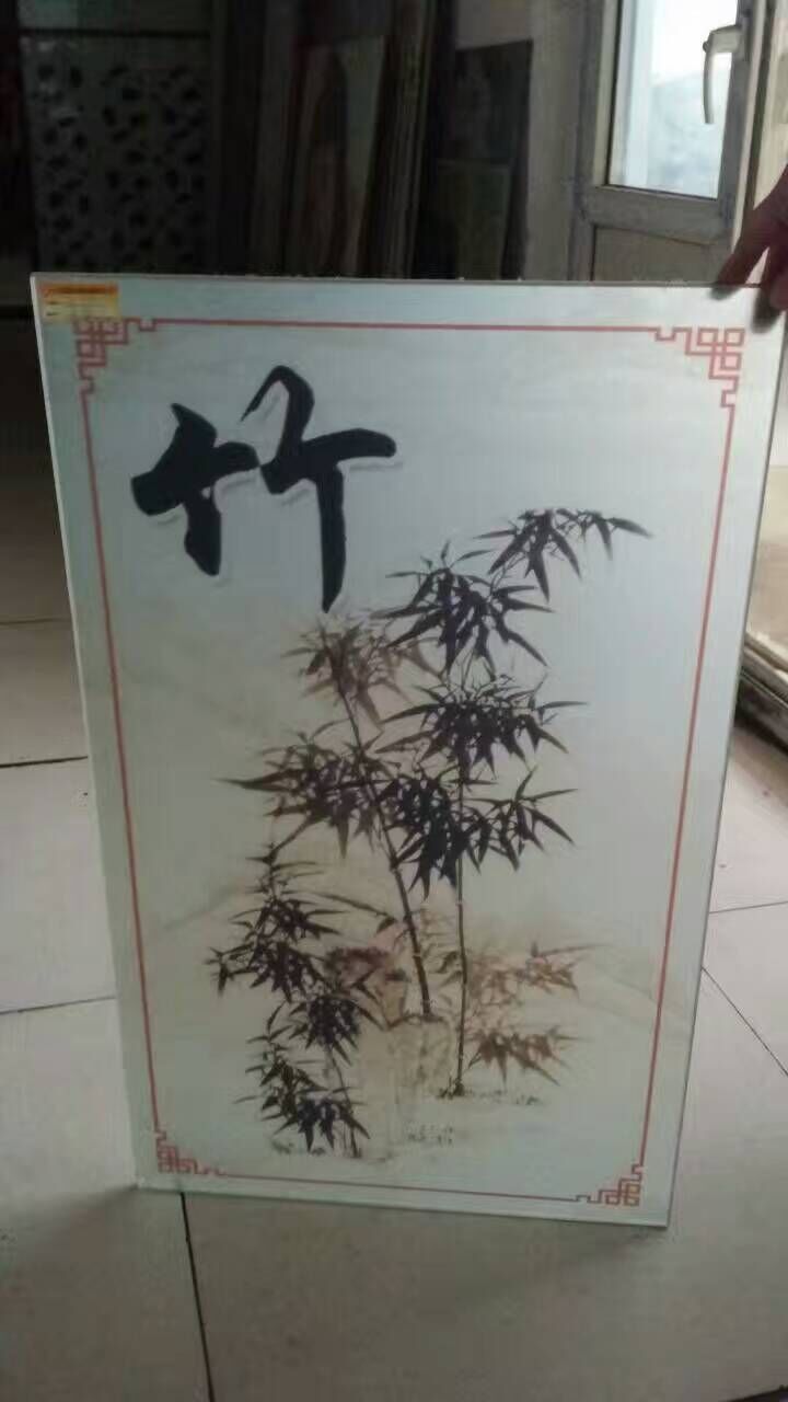 梅、蘭、竹、菊藝術(shù)玻璃